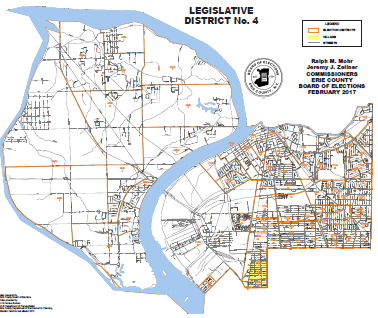 erie county legislature district map District Maps Erie County Board Of Elections erie county legislature district map