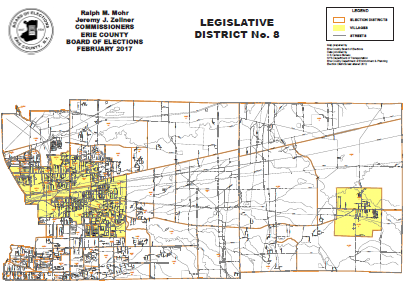 erie county legislature district map District Maps Erie County Board Of Elections erie county legislature district map